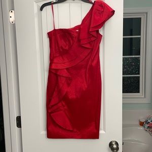 Red cocktail Dress